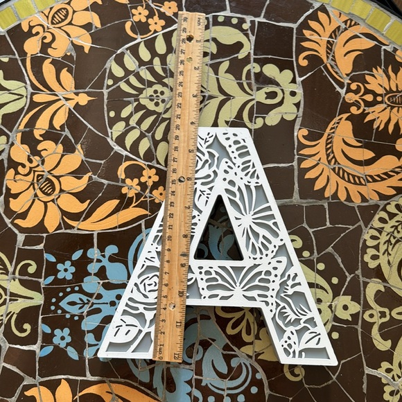 DECORATIVE WOODEN LETTER “A” - Picture 4 of 5
